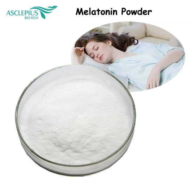 Raw Material Plant Extract Good Solubility Melatonin Powder